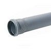 Труба PP-H с раструбом серая Эконом Дн 110х2,2 б/нап L=1,0м в/к Политэк 1101000т