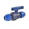 Кран шаровой компрессионный Дн 40 Ру10 RTP (РосТурПласт) 16353, миниатюра — 0