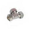 Тройник переходной для МП/PE-X труб латунь обжим Дн 20х20х16 R565AM Giacomini R565MX055 — 1