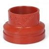 Переход резьбовой под муфту грувлок ковкий чугун XGQT11S Ду80х40 (Дн89х1 1/2") Ру25 JIANZHI — 2