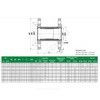 Компенсатор сильфонный осевой б/кожуха сталь нерж DI6240 Ду 50 Ру16 фл (фл сталь) L=195мм Tecofi DI6240-MVT600050, миниатюра — 3