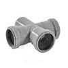 Крестовина PP-H 1-плоскостная серый Дн 110х110х110х87гр б/нап в/к VALFEX 27211110 — 11