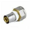 Муфта МП латунь никель пресс Дн 26х3/4" ВР ГОСТ 32415-2013 8002 Aquasfera 8002-05 — 8
