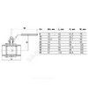 Кран шаровой нерж SS316 4011H Ду 25 Ру63 ВР L=70мм полнопроходной Benarmo