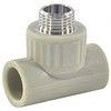 Тройник PP-R комбинированный серый Дн 20х1/2" НР VALFEX 10128020Г — 1