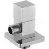 Клапан (вентиль) латунь бытовой хром угловой 1078 G1/2"х3/4" Ру16 НР с отражателем Aquasfera 1078-02 — 2