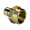 Муфта для PE-X труб радиальная латунь Дн 25х3/4" НР РОС, миниатюра — 6