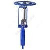 Задвижка шиберная двусторонняя чугун 1111W Ду 50 Ру16 межфл со штурвалом уплотнение: EPDM Benarmo, миниатюра — 3