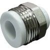Штуцер PP-R комбинированный белый Дн 25х1" НР VALFEX 10134025 — 2
