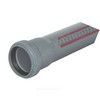 Труба PP-H с раструбом серая HT HTEM Дн 110х2,7 б/нап L=2,0м в/к Ostendorf 115060, миниатюра — 0