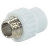 Муфта PP-R комбинированная белая Дн 25х3/4" НР VALFEX 10130025, миниатюра — 0