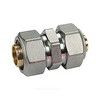 Муфта переходная для МП/PE-X труб латунь хром обжим Дн 32х26 R566AM Giacomini R566MX076 — 1
