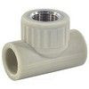 Тройник PP-R комбинированный серый Дн 20х3/4" ВР VALFEX 10127120Г — 1
