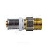 Муфта МП латунь никель пресс Дн 16х1/2" НР ГОСТ 32415-2013 8001 Aquasfera 8001-01 — 4