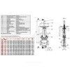 Задвижка шиберная односторонняя чугун VG4400-00NI Ду 350 Ру7 межфл со штурвалом уплотнение: NBR Tecofi VG4400-00NI0350, миниатюра — 3