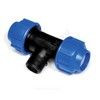 Тройник компрессионная ПЭ Дн 20х3/4"х20 НР Ру16 VALFEX 1210022003420 — 2