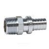 Муфта для PE-X труб аксиальная латунь хром Дн 25х3/4" НР THERM S Рехау 12685803001