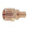Муфта для PE-X труб аксиальная бронза Дн 16х3/4" НР RAUTITAN RX+ Rehau 14563121001 (13660501001) — 1