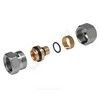Муфта для МП/PE-X труб латунь хром Дн 18х2,0х3/4" ВР R187F Giacomini R187FX092 — 1