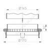 Фланец дренажный PP HL160 Дн 170 HL HL160, миниатюра — 1