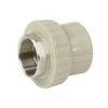Муфта PP-R комбинированная под ключ серая Дн 50х1 1/2" ВР VALFEX 10134050Г — 1