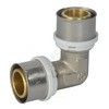Угольник МП латунь пресс Дн 26х90гр ГОСТ 32415-2013 8005 Aquasfera 8005-03, миниатюра — 0