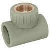 Тройник PP-R комбинированный серый Дн 32х3/4" ВР VALFEX 10127132Г — 3