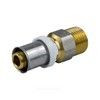 Муфта МП латунь никель пресс Дн 16х3/4" НР ГОСТ 32415-2013 8001 Aquasfera 8001-02, миниатюра — 7
