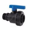 Кран шаровой компрессионный 1"x1" НР/ВР Ру10 RTP (РосТурПласт) 22076