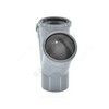 Крестовина PP-H 1-плоскостная серый Дн 110х110х110х45гр б/нап в/к VALFEX 27111110 — 4