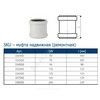 Муфта PP-MD ремонтная бесшумная светло-серая Skolan Safe SKU Дн 160 (DN160) б/нап в/к Ostendorf 337500