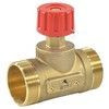 Клапан запорный ручной латунь CDT Ду 50 G2 1/4" A Ру16 НР Kvs=16м3/ч без ниппелей Danfoss 003Z7702 — 1
