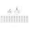 Клапан балансировочный ручной чугун 3739B Ду 125 Ру16 фл Kvs=307.78м3/ч с измерительными ниппелями Cimberio CIM 3739B 125, миниатюра — 8