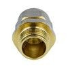 Муфта МП латунь никель обжим Дн 16х3/4" НР ГОСТ 32415-2013 7001 Aquasfera 7001-02, миниатюра — 3