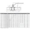 Кран шаровой сталь газ КШ.Ц.П.GAS Ду 20 Ру40 п/привар L=200мм LD КШ.Ц.П.GAS.020.040.Н/П.02
