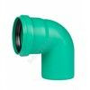 Отвод PP-MD зелёный KG2000 KG2000B Дн 250х87гр б/нап в/к Ostendorf 771750, миниатюра — 0