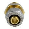 Муфта МП латунь никель обжим Дн 20х1/2" НР ГОСТ 32415-2013 7001 Aquasfera 7001-03, миниатюра — 7
