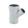 Тройник PP-MD переходной бесшумный светло-серый Skolan Safe SKEA Дн 200х160х45гр (DN200х160) б/нап в/к Ostendorf 338210