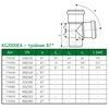 Тройник PP-MD зелёный KG2000 KG2000EA Дн 110х110х87гр б/нап в/к Ostendorf 774330, миниатюра — 1
