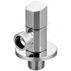 Клапан (вентиль) латунь бытовой хром угловой 1079 G1/2"х3/4" Ру16 НР с отражателем Aquasfera 1079-02, миниатюра — 0