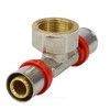 Тройник МП латунь никель пресс Дн 32х3/4"х32 ВР ГОСТ 32415-2013 8011 Aquasfera 8011-06, миниатюра — 2