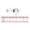 Кран шаровой латунь сливной R608 Ду 15 Ру10 НР 1/2" под отвертку с заглушкой со штуцером Giacomini R608Y013 — 2