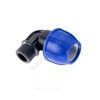 Отвод компрессионный ПЭ Дн 63х1 1/4"х90гр НР Ру10 RTP (РосТурПласт) 22064 — 2