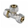 Тройник МП латунь никель обжим Дн 32 ГОСТ 32415-2013 7011 Aquasfera 7011-04, миниатюра — 5