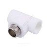 Тройник PP-R комбинированный белый Дн 32х3/4" НР VALFEX 10128132, миниатюра — 1